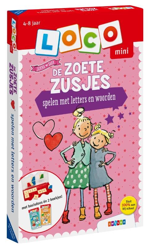 Centraal Boekhuis - Loco mini De Zoete Zusjes spelen met letters en woorden 4-8 jaar