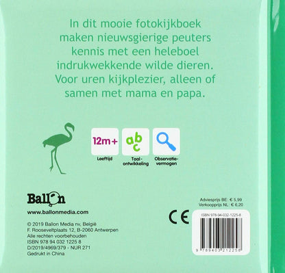 Wins Holland - Dierenvriendjes - Fotokijkboek Dieren in de dierentuin