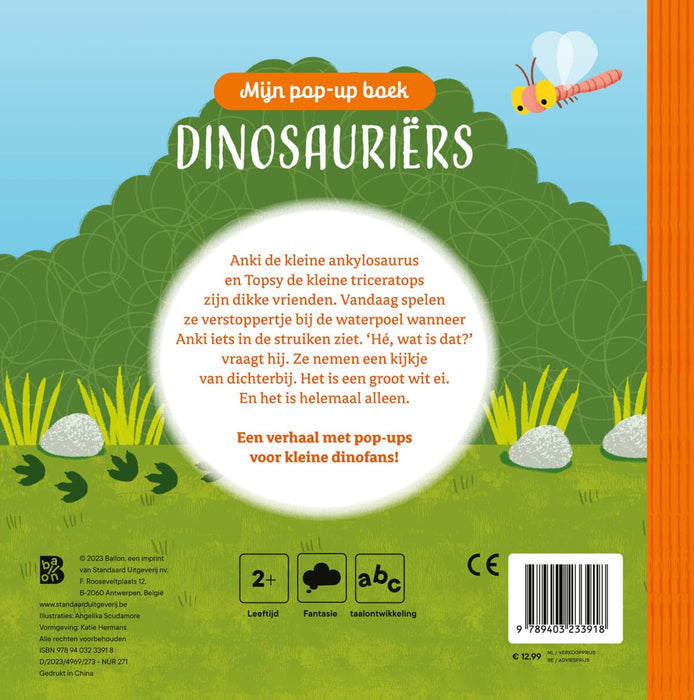 Wins Holland - Pop-up Boek Dinosauriers