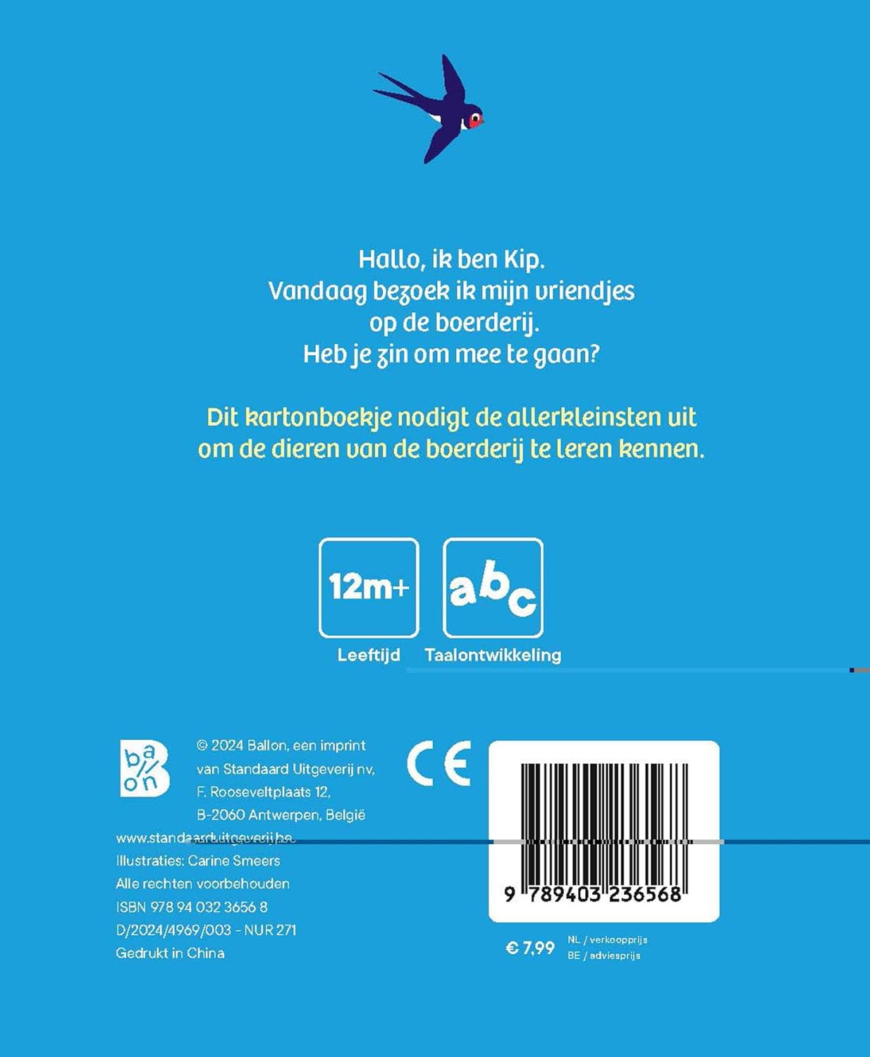 Wins Holland - Kartonboek Op Avontuur met Kip