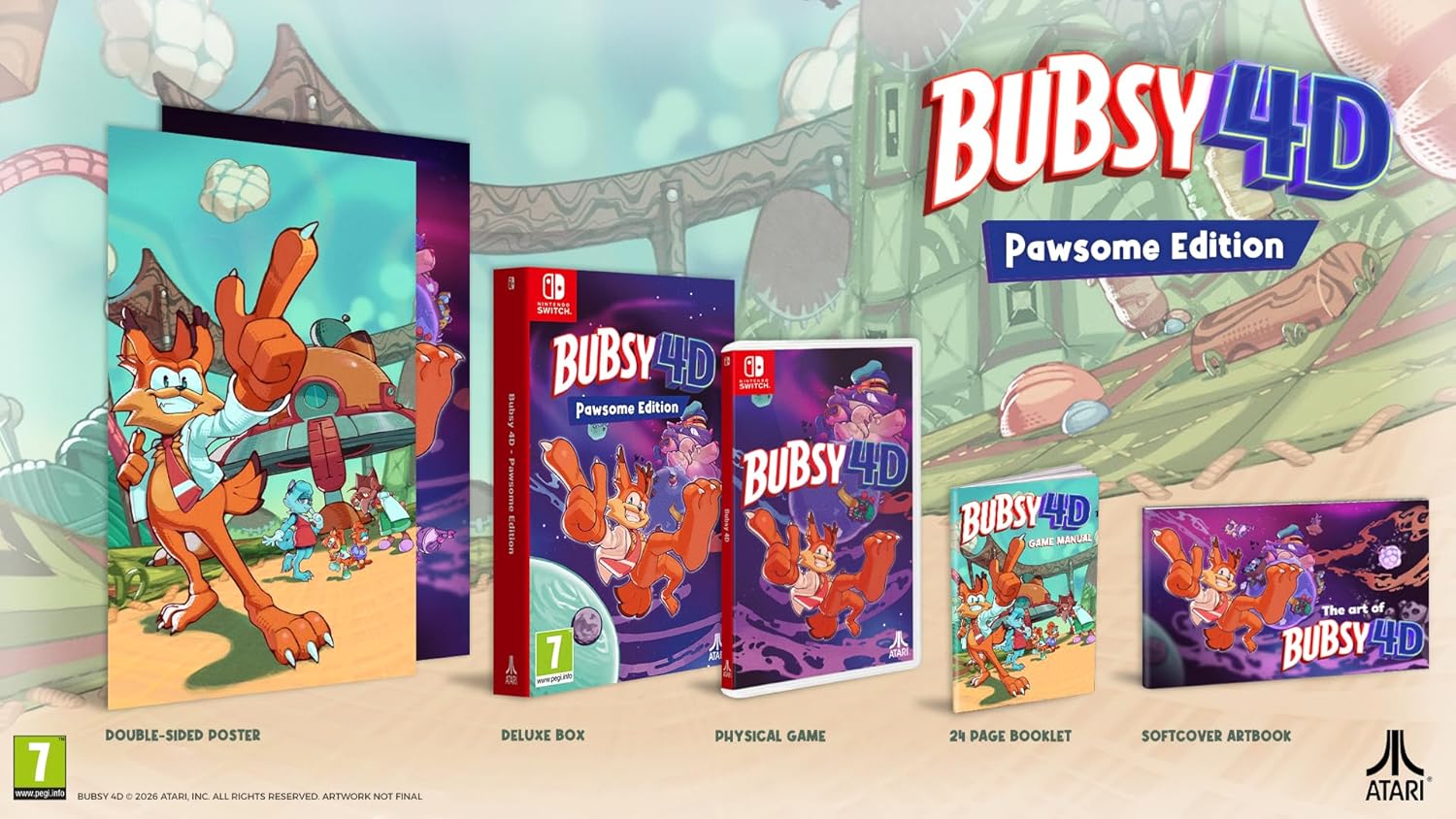 Bubsy 4D - Pawsome Edition - Switch