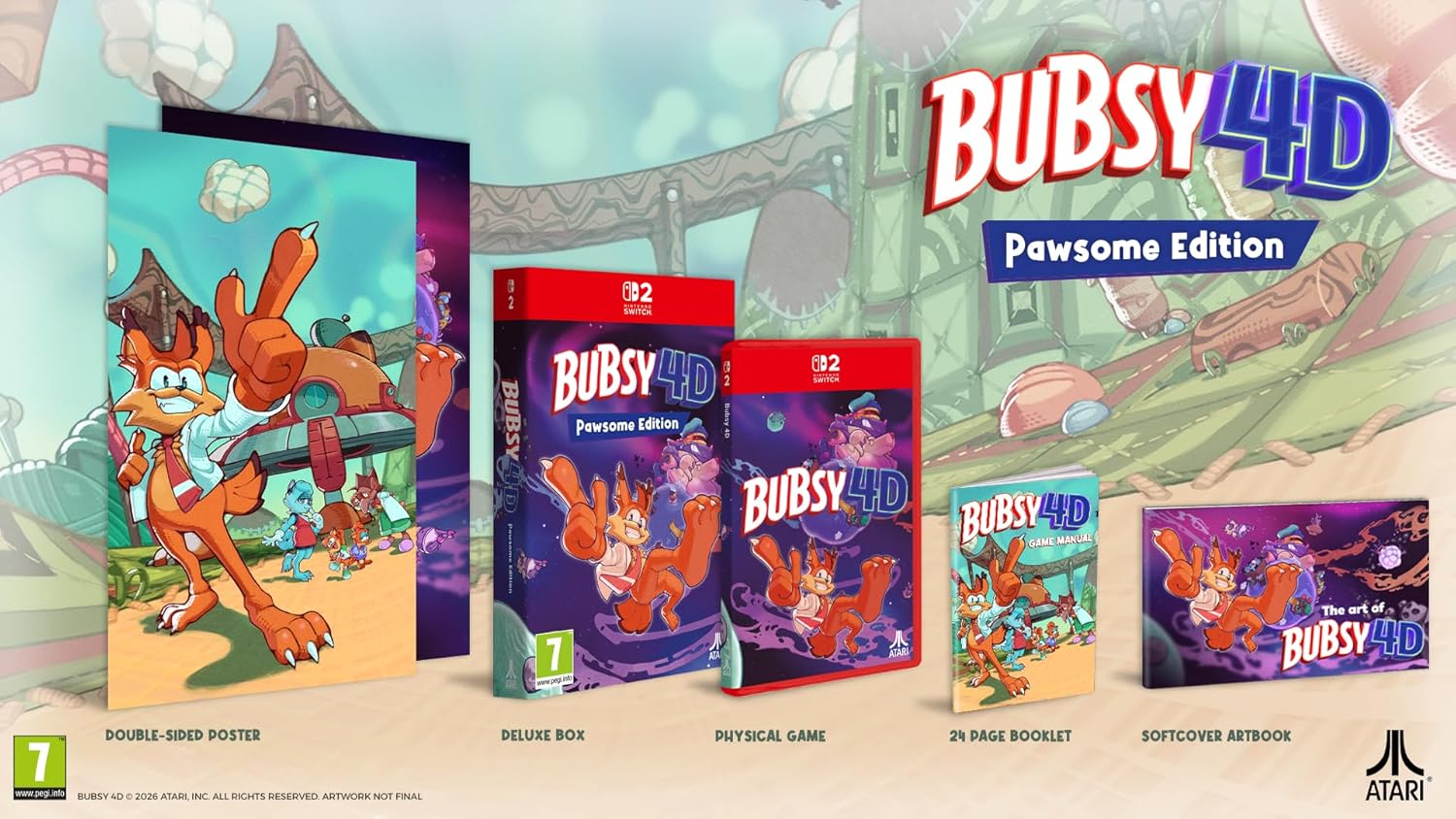 Bubsy 4D - Pawsome Edition - Switch 2