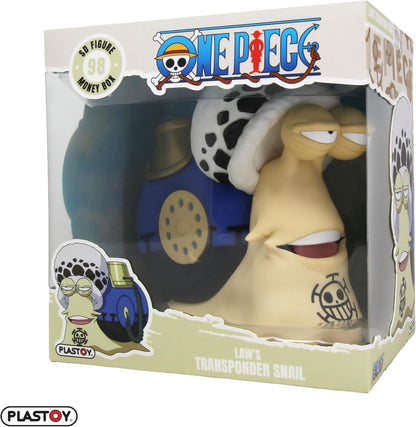 Plastoy One Piece Salvadanaio Escargophone Law - PVC - 10 cm