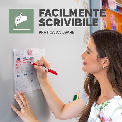 Fellowes Fundas plastificar A6, pack de 100, acabado brillo, uso ocasional 75/80 micras, 50% contenido reciclado, fundas plastificar para profesores y oficinas