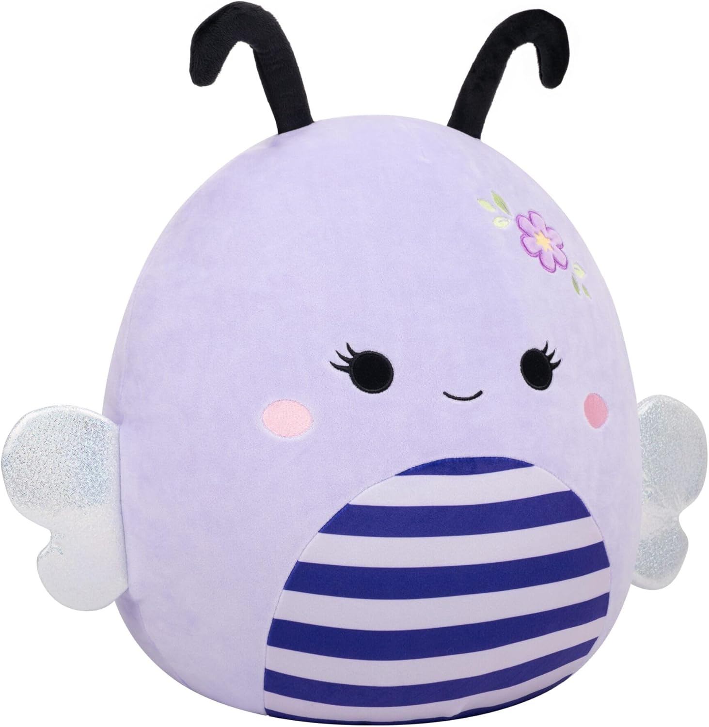 Squishmallows SQCR09517 - Sister die Biene mit Blume 40 cm, offizielles Jazwares Plüsch, superweiches Kuscheltier