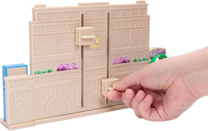 The Super Mario Galaxy Movie Galaxy Gateway Diorama, Officially Licensed by Jakks Pacific, Includes 1.5" Princess Peach and Captain Toad Figures, Interactive Features, Ideal for Collectors