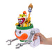The Super Mario Galaxy Movie Bowser Jr. 5" / 12.7cm Action Figure with Clown Car, Officially by Jakks Pacific, Punching Arms, Water-Reveal Stickers & Sponge Brush, Spinning Propeller, for 3+