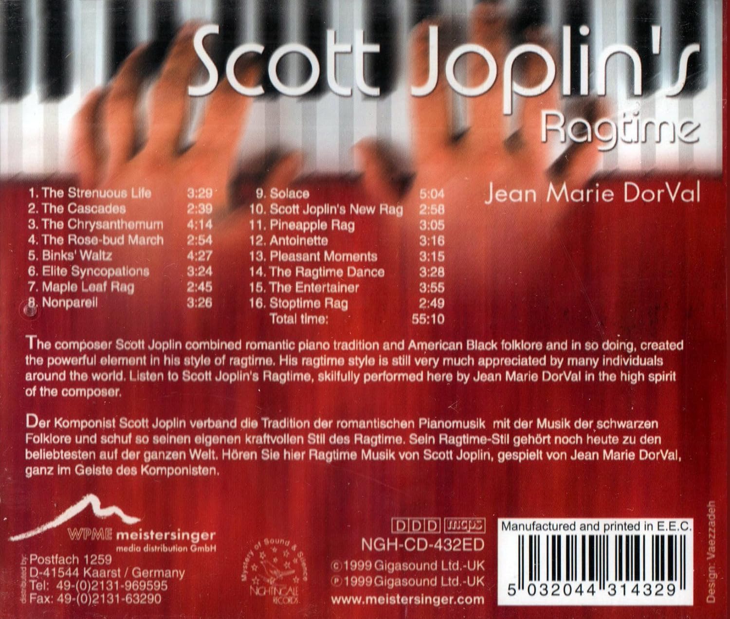 Scott Joplin`S Ragtime
