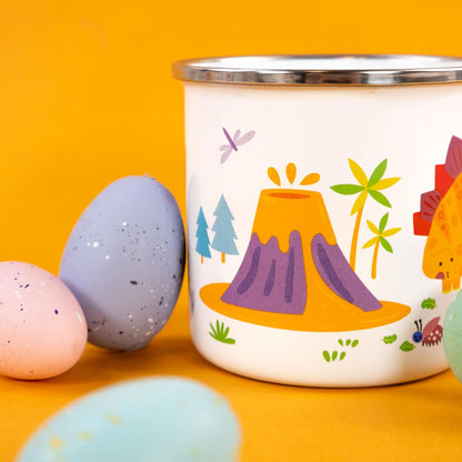 Robert Frederick Dinosaurs Children's Enamel/Camping Mug
