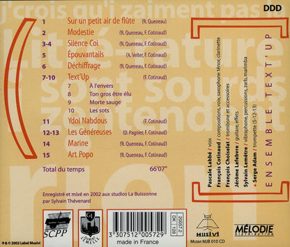 Francois Cotinaud Fait Son Raymond Queneau