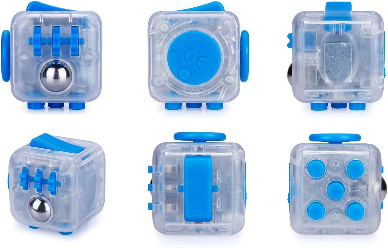 ZURU Antsy Labs, 8101B-D, originele fidget-kubus, antistress speelgoed, kubus, ca. 35 mm, stressdobbelsteen met 6 functies, ontspanning en stressvermindering, voor volwassenen en kinderen vanaf 3