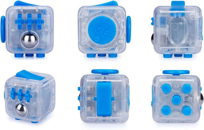 ZURU Antsy Labs, 8101B-D, originele fidget-kubus, antistress speelgoed, kubus, ca. 35 mm, stressdobbelsteen met 6 functies, ontspanning en stressvermindering, voor volwassenen en kinderen vanaf 3