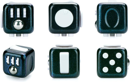 Zuru 8101G-D Original Fidget Cube by Antsy Labs, antistress speelgoed kubus ca. 35 mm, stresskubus met 6 functies, ontspanning en stressvermindering voor volwassenen en kinderen vanaf 3 jaar, kameleon