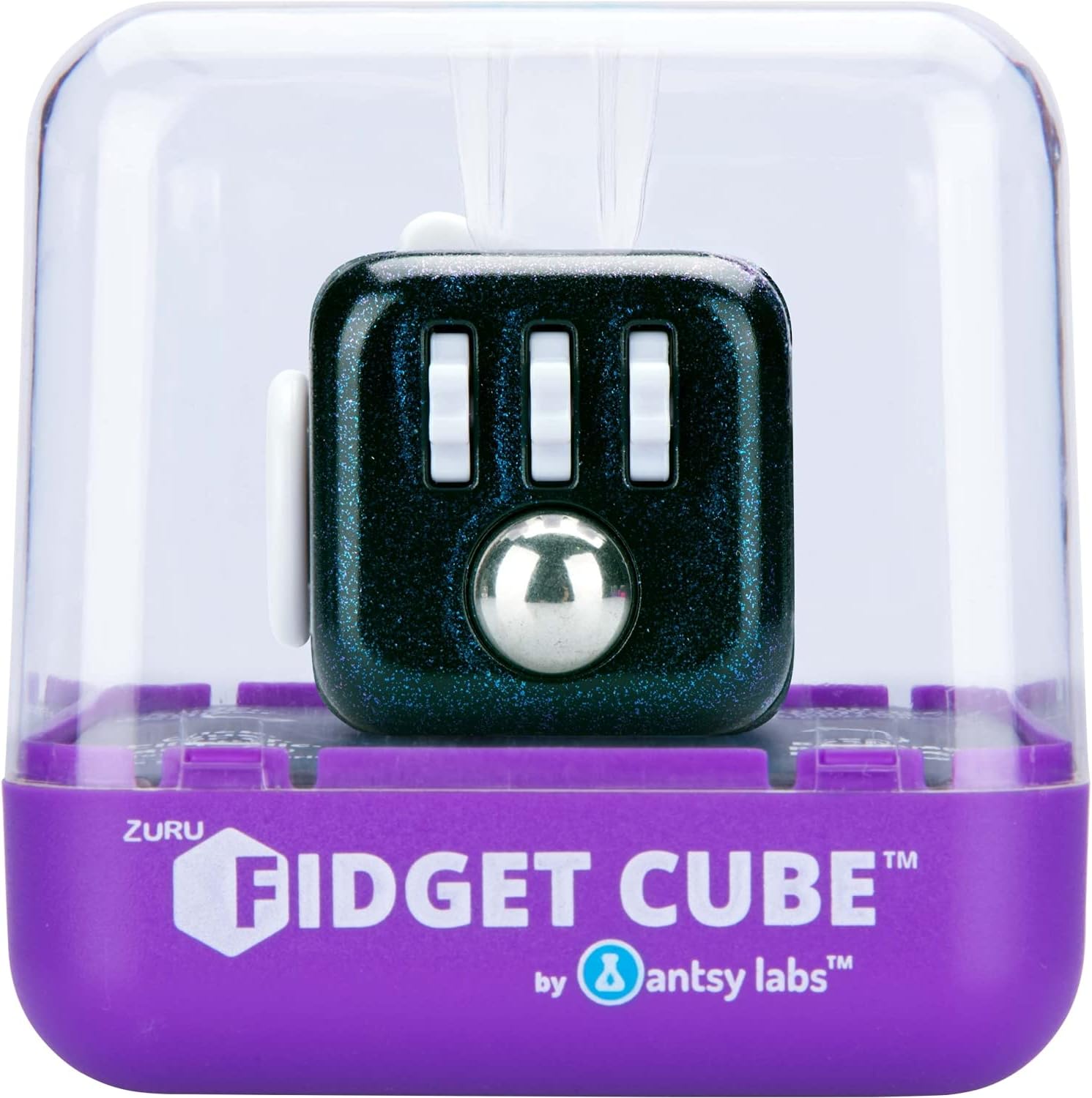 Zuru 8101G-D Original Fidget Cube by Antsy Labs, antistress speelgoed kubus ca. 35 mm, stresskubus met 6 functies, ontspanning en stressvermindering voor volwassenen en kinderen vanaf 3 jaar, kameleon