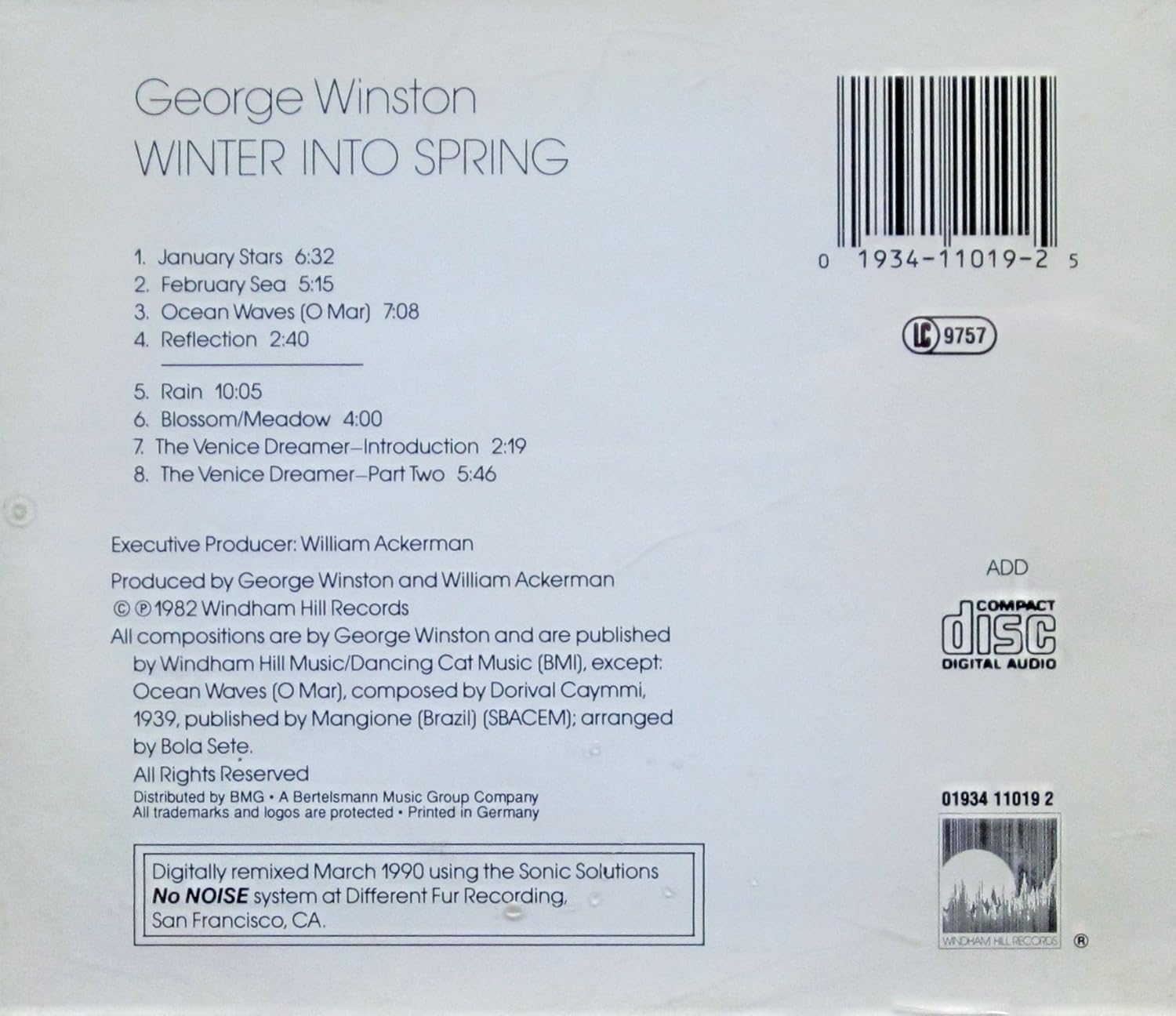 Winter Into Spring: piano solos