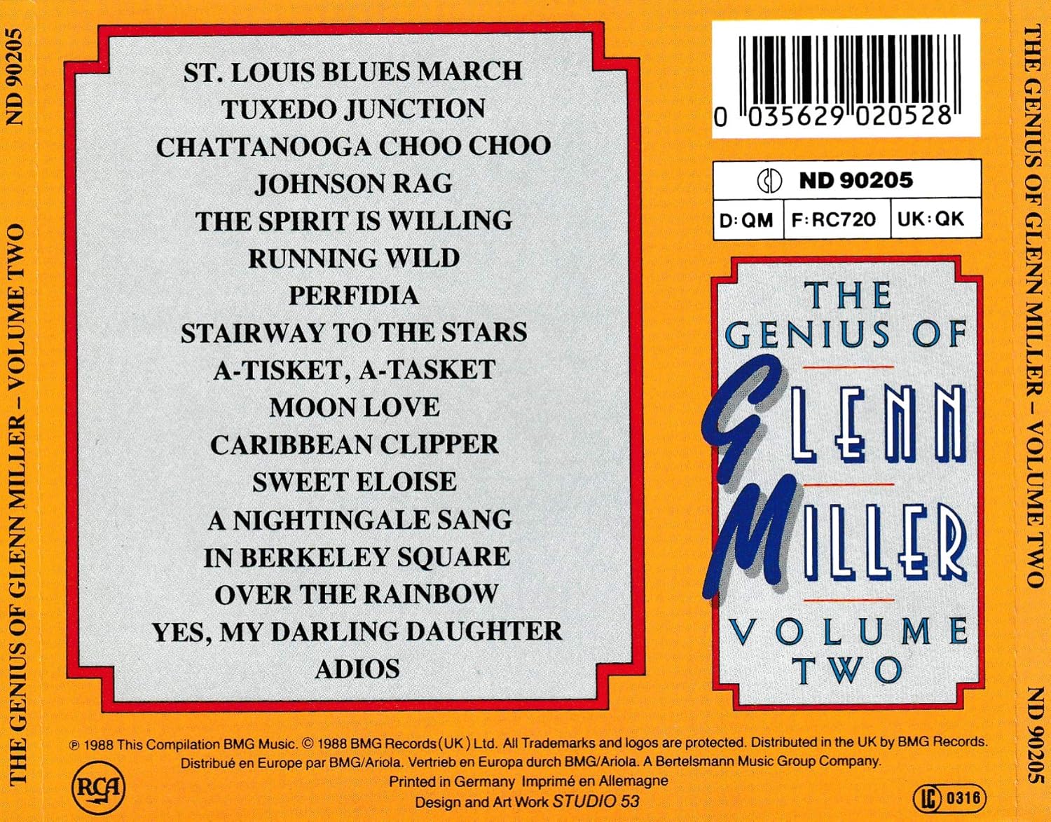 The Genius Of Glenn Miller Vol. 2, The Genius Vol.2