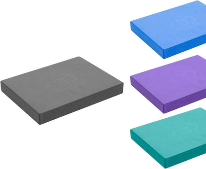 Fitness Mad Pilates Head Block, 25mm x 150mm x 205mm, Eco Friendly Yoga Block, High Density EVA Non Slip Block for Pilates, Yoga and Home Workouts