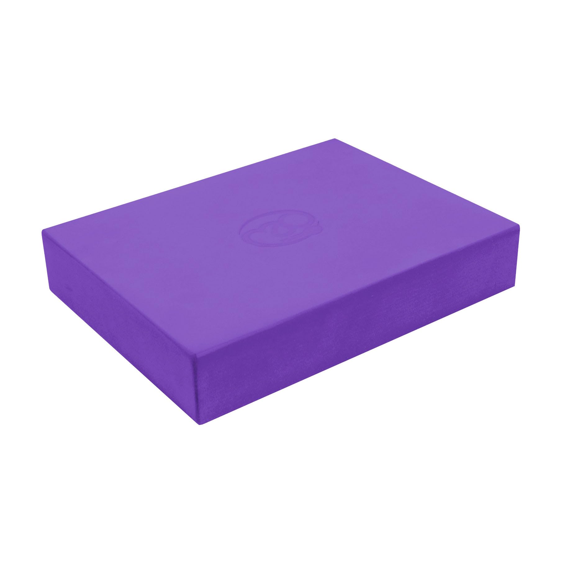 Fitness Mad Pilates Block, Eco Friendly EVA Sitting Block for Pilates & Home Workouts, Support for Various Postures, Blue, 35cm x 25cm x 60mm
