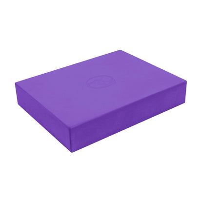 Fitness Mad Pilates Block, Eco Friendly EVA Sitting Block for Pilates & Home Workouts, Support for Various Postures, Blue, 35cm x 25cm x 60mm