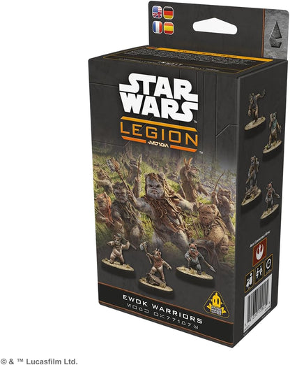 Asmodee | Star Wars: Legion Ewok Warriors Unit Expansion | Miniatures Game | Ages 14+ | 2 Players | 90 Minutes Playing Time