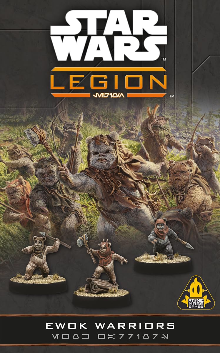 Asmodee | Star Wars: Legion Ewok Warriors Unit Expansion | Miniatures Game | Ages 14+ | 2 Players | 90 Minutes Playing Time