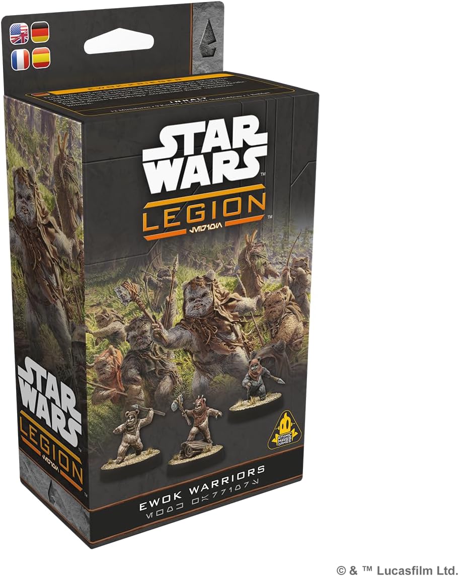 Asmodee | Star Wars: Legion Ewok Warriors Unit Expansion | Miniatures Game | Ages 14+ | 2 Players | 90 Minutes Playing Time