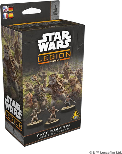 Asmodee | Star Wars: Legion Ewok Warriors Unit Expansion | Miniatures Game | Ages 14+ | 2 Players | 90 Minutes Playing Time