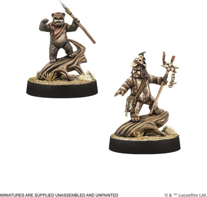 Asmodee | Star Wars Legion - Logray & Wicket Commander Expansion | Tabletop Miniature Game | Ages 14+ | 2 Players | 90+ Minutes Playing Time