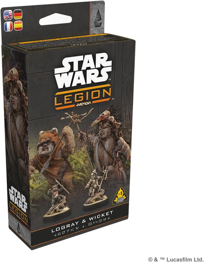 Asmodee | Star Wars Legion - Logray & Wicket Commander Expansion | Tabletop Miniature Game | Ages 14+ | 2 Players | 90+ Minutes Playing Time