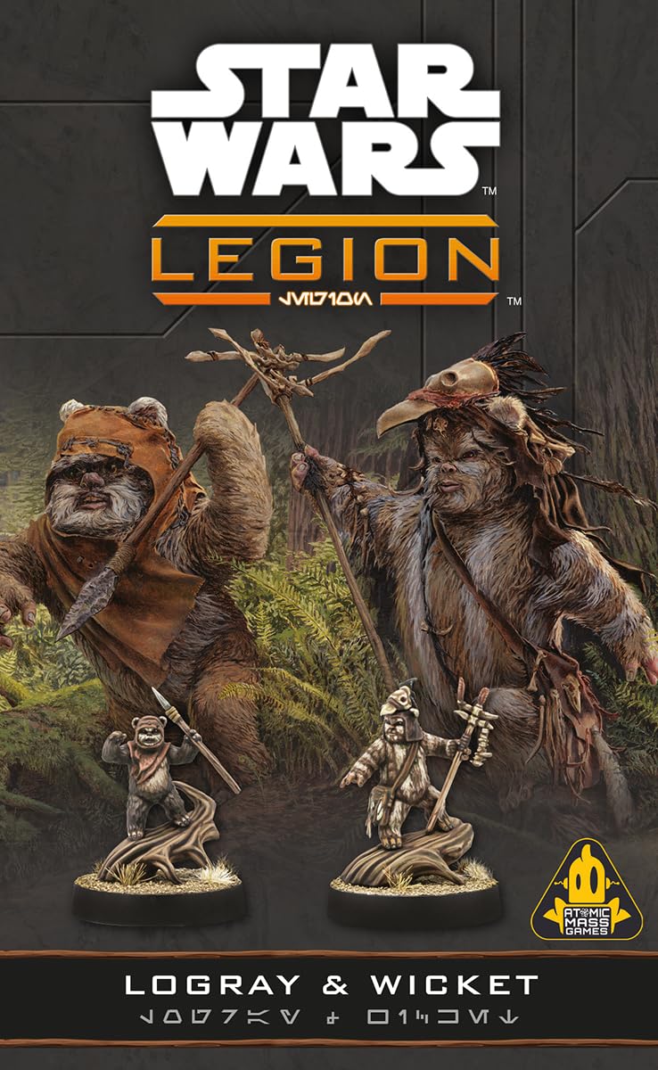 Asmodee | Star Wars Legion - Logray & Wicket Commander Expansion | Tabletop Miniature Game | Ages 14+ | 2 Players | 90+ Minutes Playing Time