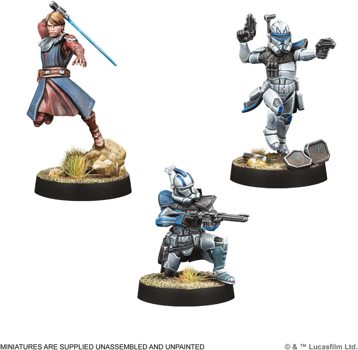 Asmodee | Star Wars: Legion Heroes of the 501st Character Pack | Miniatures Game | Ages 14+ | 2 Players | 90 Minutes Playing Time