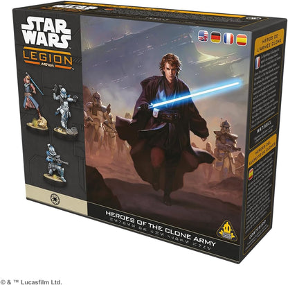 Asmodee | Star Wars: Legion Heroes of the 501st Character Pack | Miniatures Game | Ages 14+ | 2 Players | 90 Minutes Playing Time