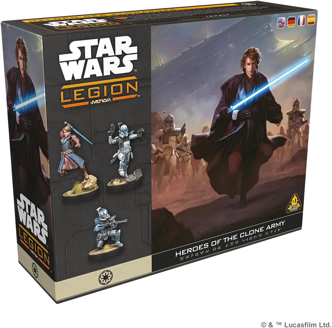 Asmodee | Star Wars: Legion Heroes of the 501st Character Pack | Miniatures Game | Ages 14+ | 2 Players | 90 Minutes Playing Time