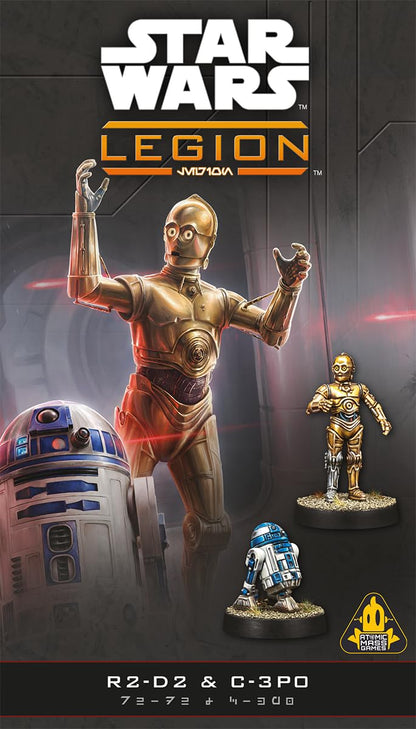 Asmodee | Star Wars Legion - R2-D2 & C-3P0 Operative Expansion | Tabletop Miniature Game | Ages 14+ | 2 Players | 90+ Minutes Playing Time