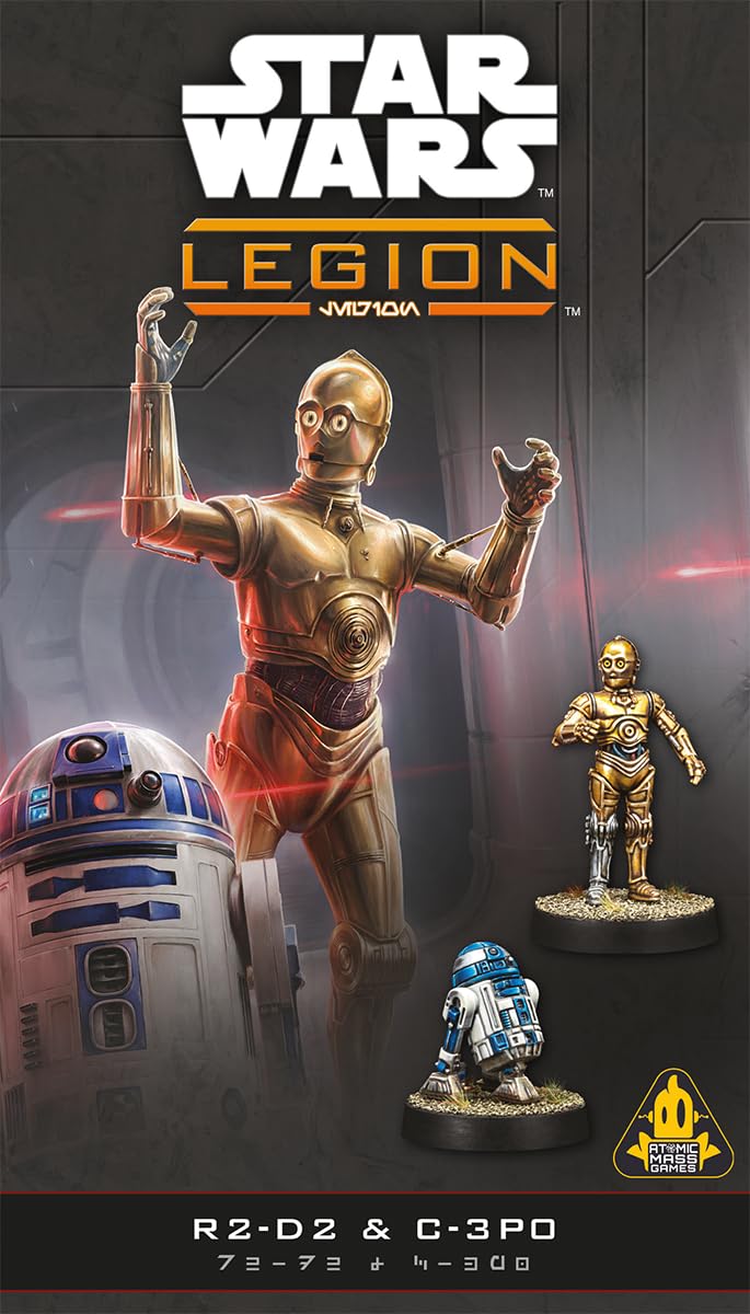 Asmodee | Star Wars Legion - R2-D2 & C-3P0 Operative Expansion | Tabletop Miniature Game | Ages 14+ | 2 Players | 90+ Minutes Playing Time