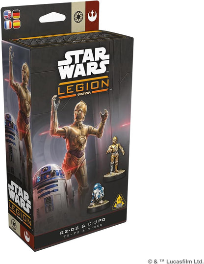 Asmodee | Star Wars Legion - R2-D2 & C-3P0 Operative Expansion | Tabletop Miniature Game | Ages 14+ | 2 Players | 90+ Minutes Playing Time