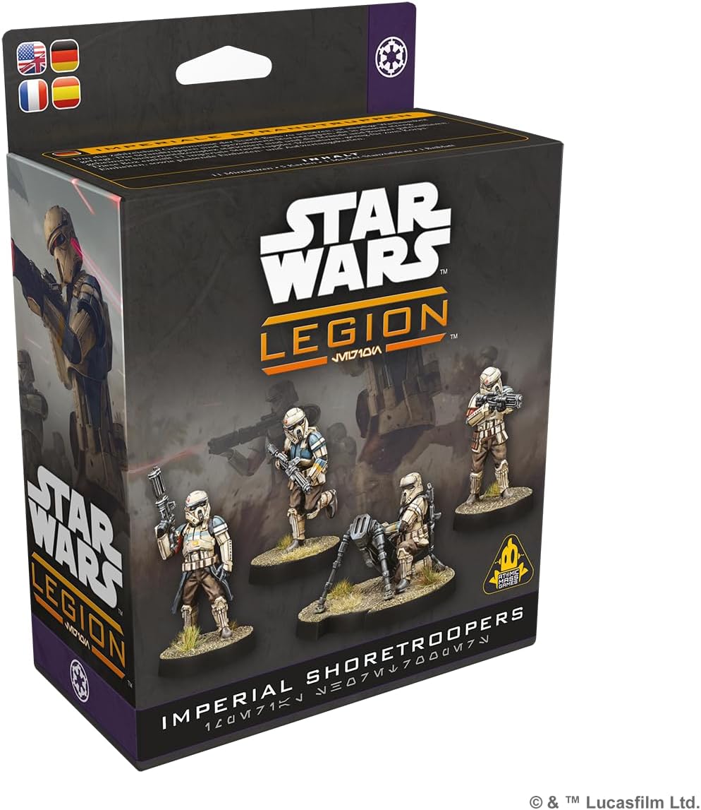 Asmodee | Star Wars: Legion - Imperial Shoretroopers | Miniatures Game | Ages 14+ | 2 Players | 90 Minutes Playing Time