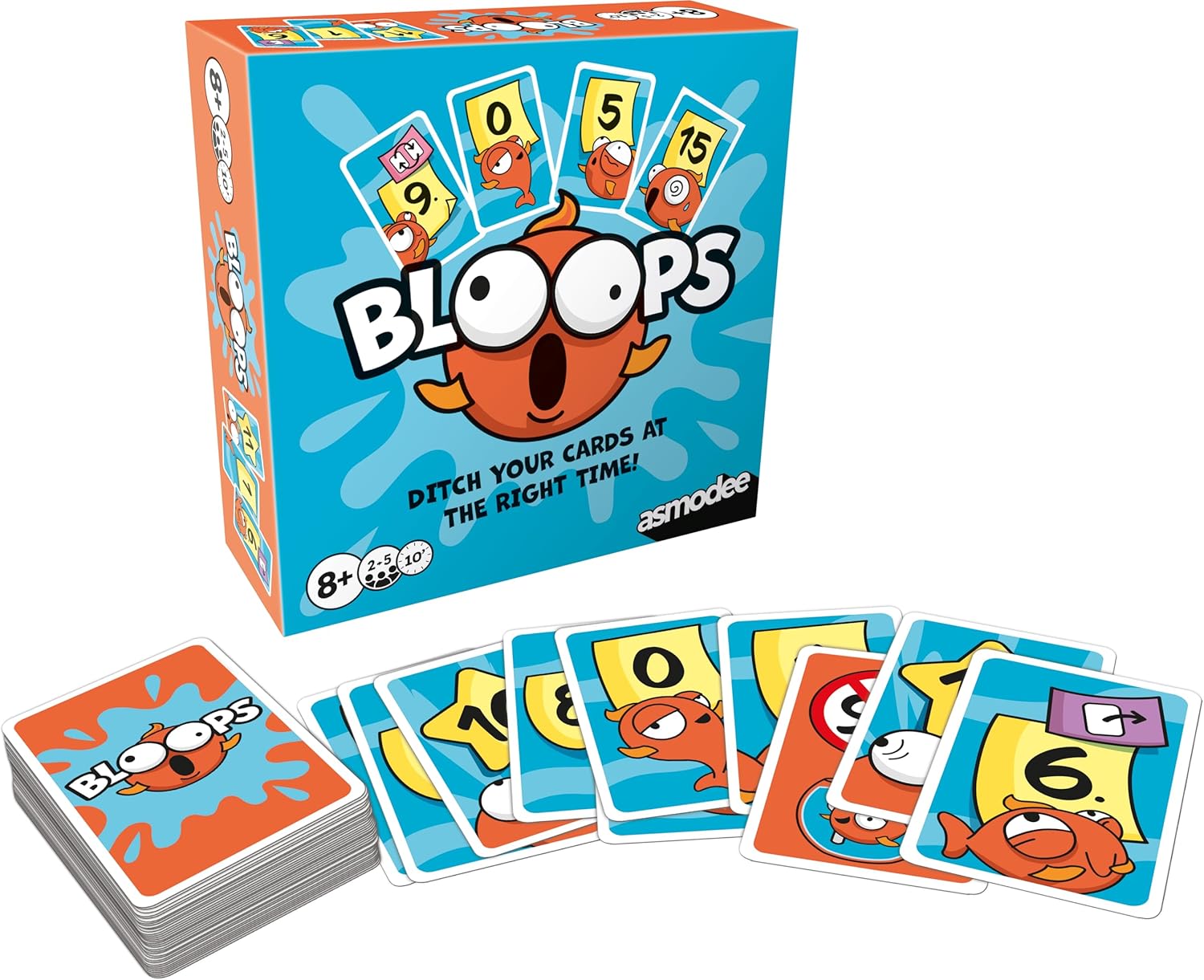 Asmodee | Bloops | Memory Party Game | Ages 8+ | 2-5 Players | 10+ Minutes Playing Time
