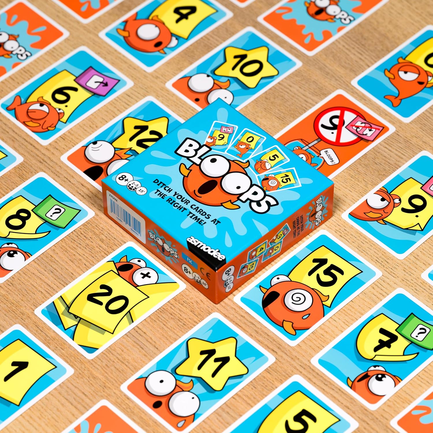 Asmodee | Bloops | Memory Party Game | Ages 8+ | 2-5 Players | 10+ Minutes Playing Time