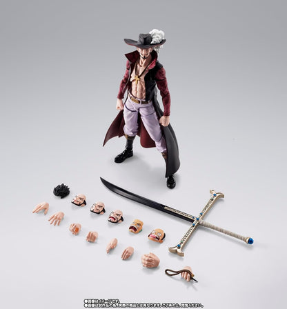 Tamashi Nations - One Piece S.H. Figuarts Juracur Mihawk - Occhio di falco - PVC e ABS, circa 165 mm