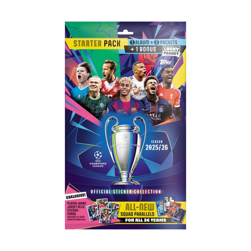 Uefa Champions League 2025/26 Sticker Collection Starter Pack