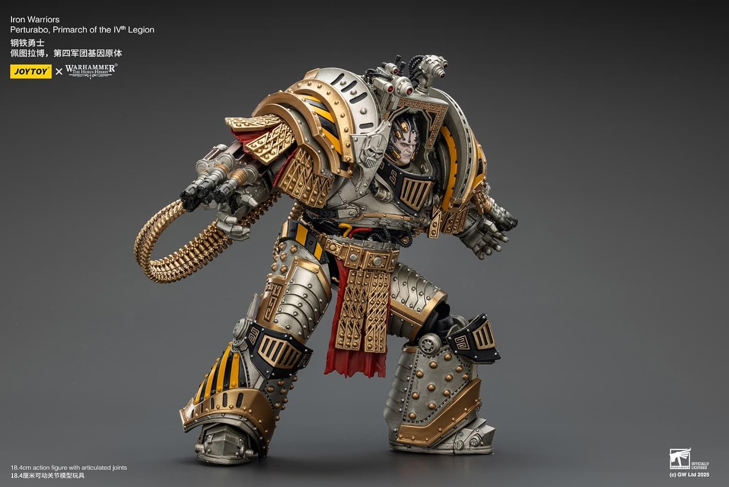Warhammer The Horus Heresy Action Figure Iron Warriors Perturabo Primarch Of The Lvth Legion 28 Cm