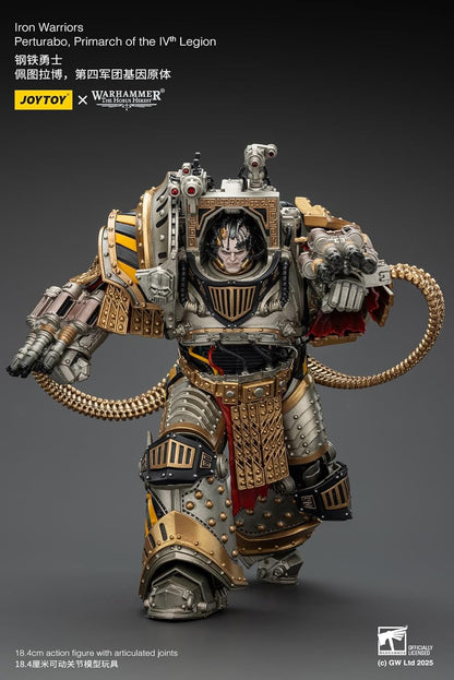 Warhammer The Horus Heresy Action Figure Iron Warriors Perturabo Primarch Of The Lvth Legion 28 Cm