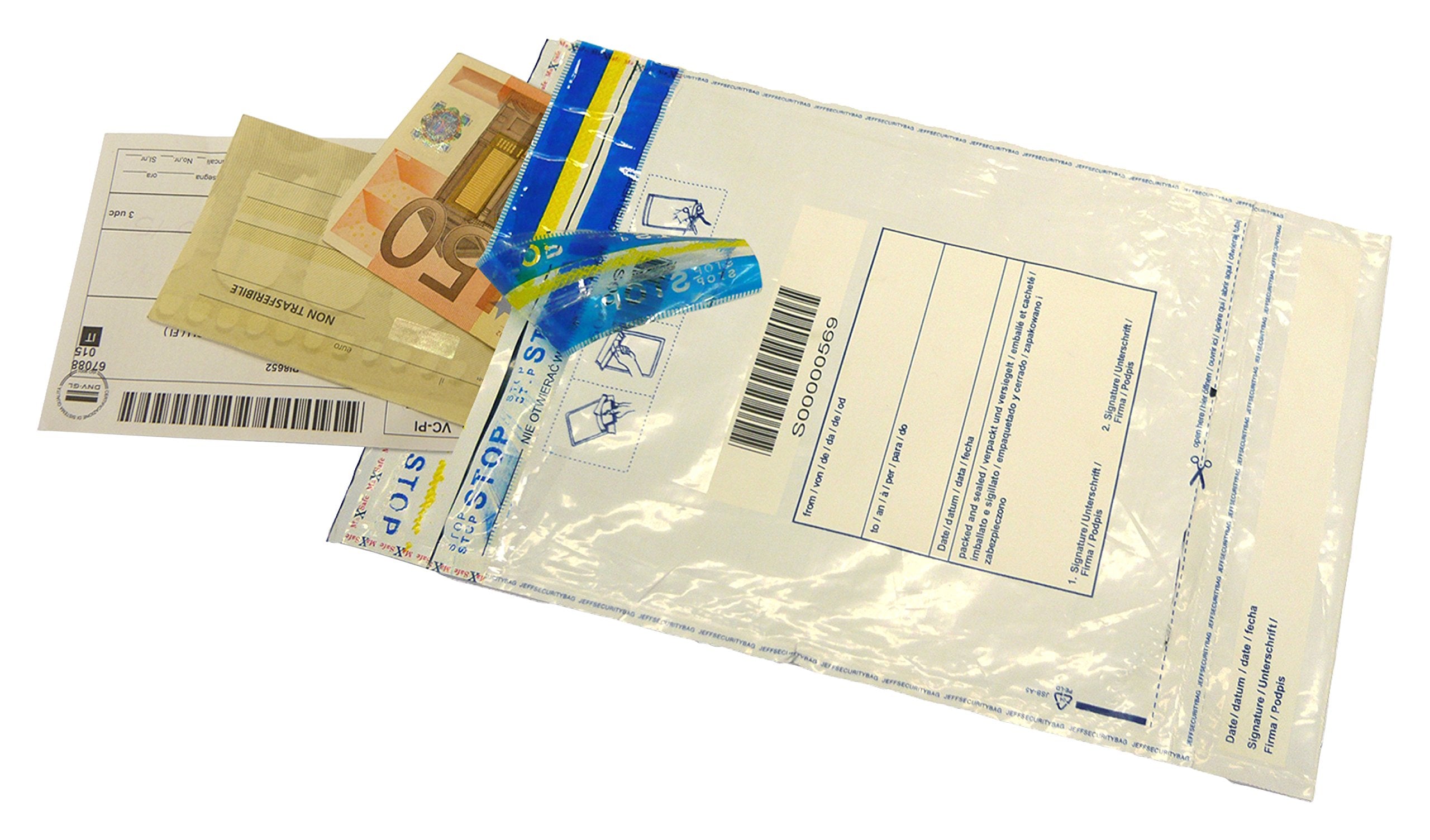 Cf50Buste Con Chiusura Anti Manomis