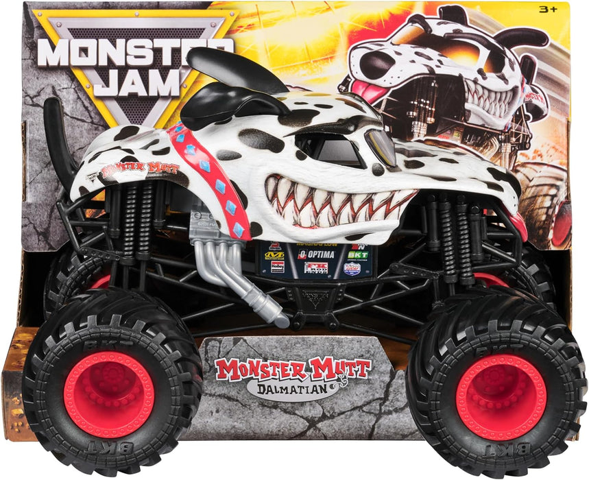 Monster Jam, Dalmatian 1-24 Scale Monster Truck, Collector Die-Cast Vehicle