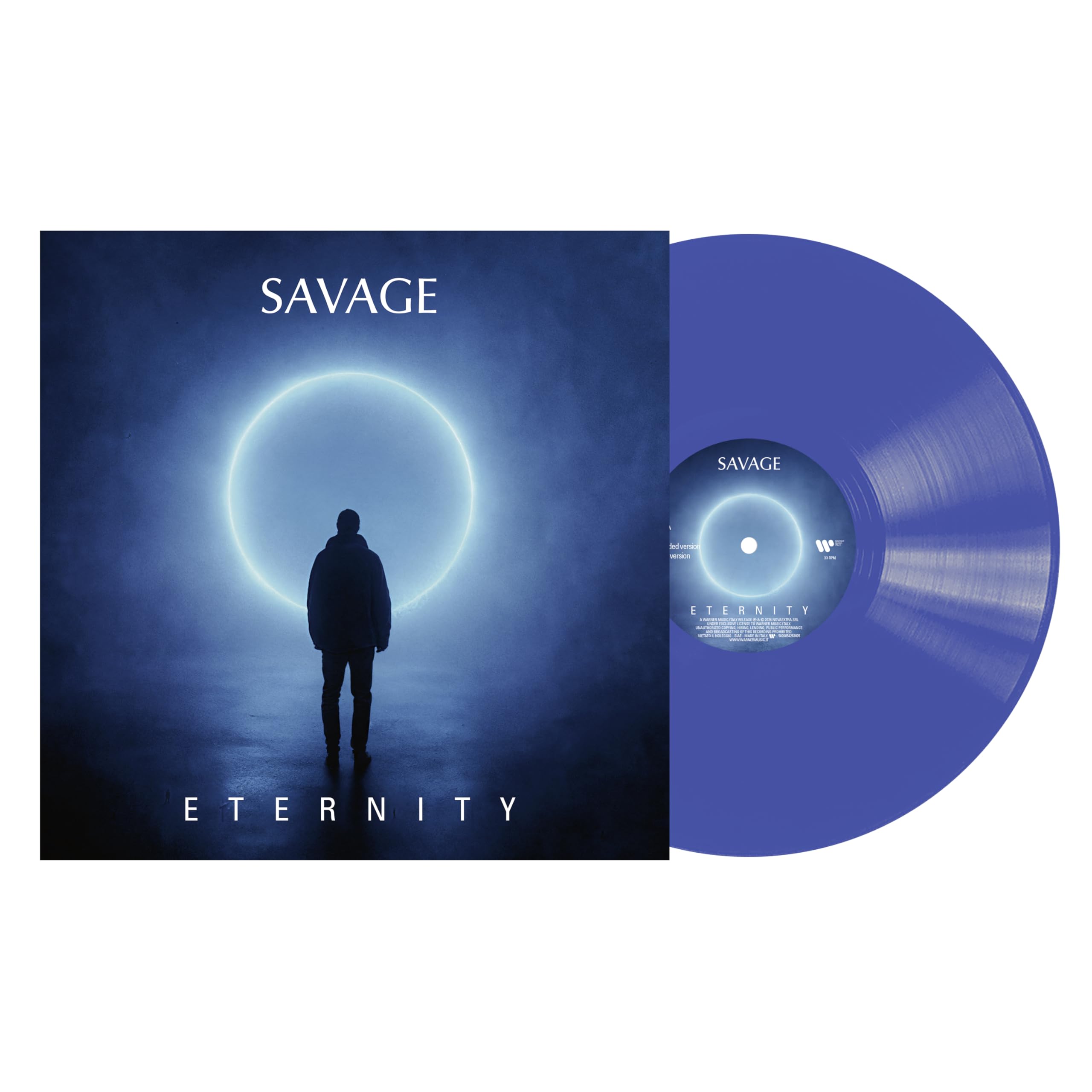 Eternity Vinile Singolo Blu Trasparente