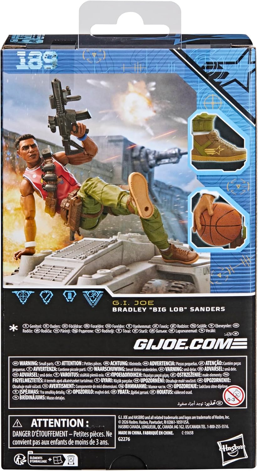 G.I. Joe Classified Series 189, Bradley „Big Lob“ Sanders Action-Figur (15 cm