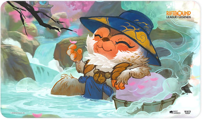 Riftbound: League of Legends - Playmat: Teemo -TCG Spiritforged Spirit Blossom, 24x14, Neoprene, Character Art, Tabletop Trading Card Game Accessory