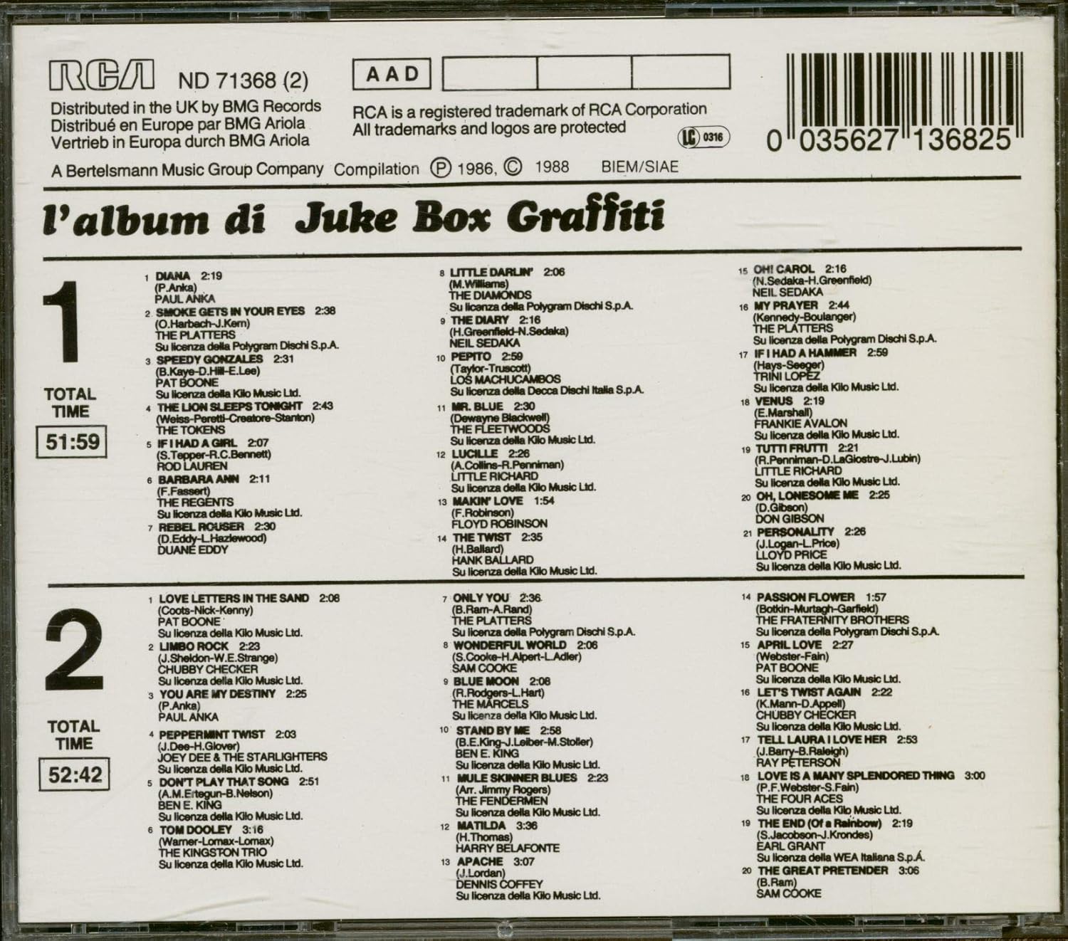 L`Album Di... Juke Box Graffiti