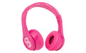 eKids Barbie Bluetooth Headphones, Pink Wireless Headphones with Microphone Includes Aux Cord, Volume Reduced Kids Foldable Earphones for School, Home, or Travel